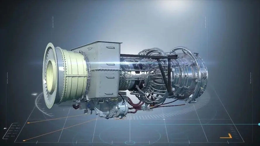 长沙三维动画展现燃气轮机内部杂乱的机械结构